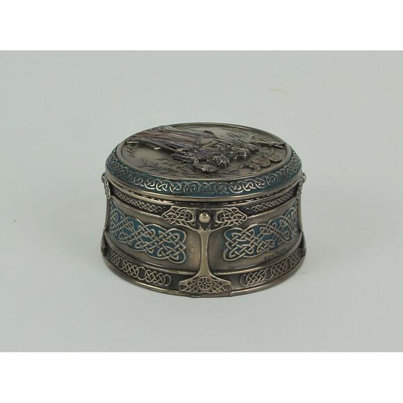 Celtic Triple Goddess Maiden Mother Crone Trinket Box - Picture 2 of 3